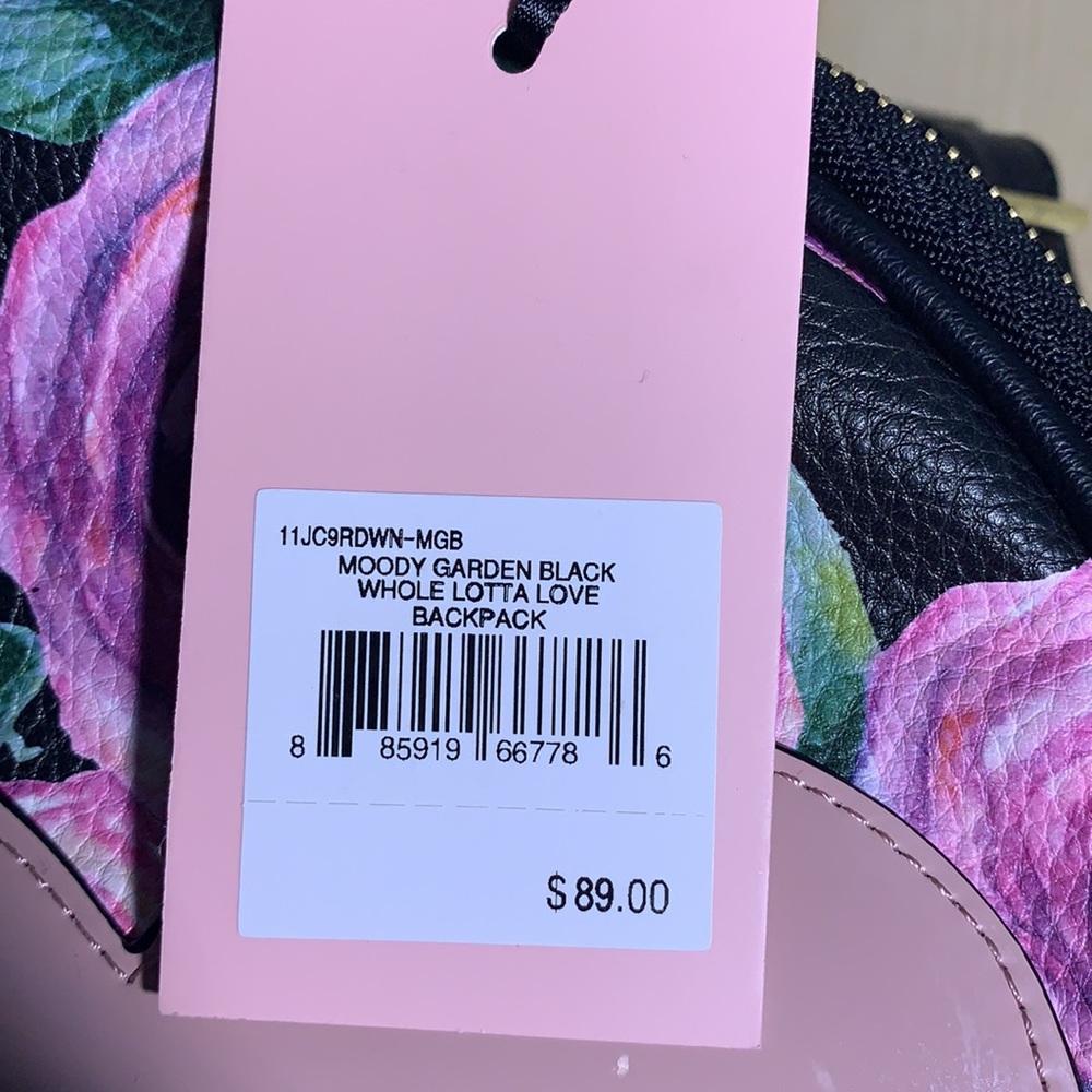 HOST β
π₯³ JUICY COUTURE MOODY GARDEN Blk Whole Lotta Love - Picture 13 of 13